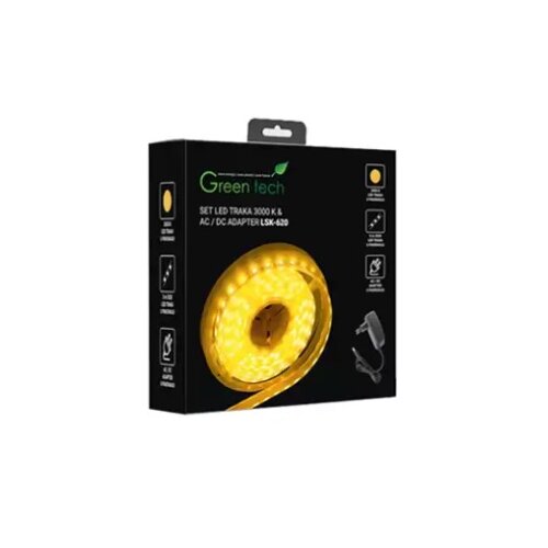  LED TRAKA 5M + ADAPTER + KONT. GREENTECH 60LED RGB LSK-660 Cijene