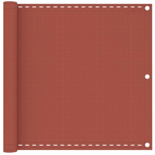 Furnova Balkonsko platno terakota 90x500 cm HDPE, (21919041) Cene