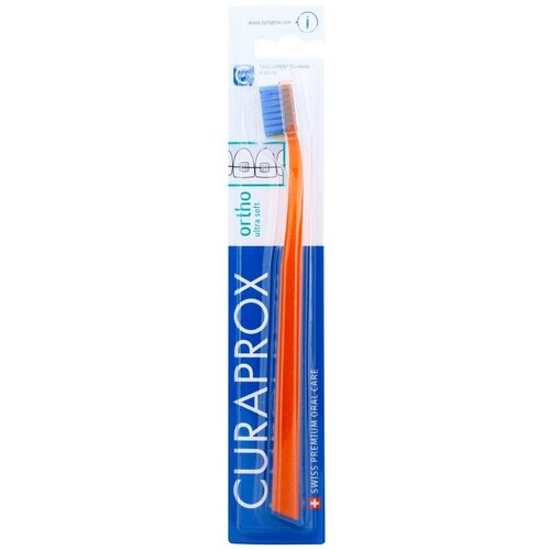 Curaprox Ortho Ultra Soft 5460 ortodontna zobna &amp;scaron;četka za uporabnike zobnih aparatov 1 kos Slike