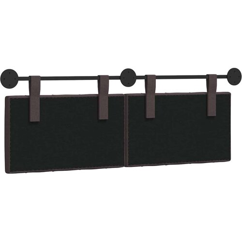  Držeće uzglavlje Zidne Tamno smeđa 150 x 55 x 7 cm tkanina - Tamno smeđa 140 cm bez LED Slike