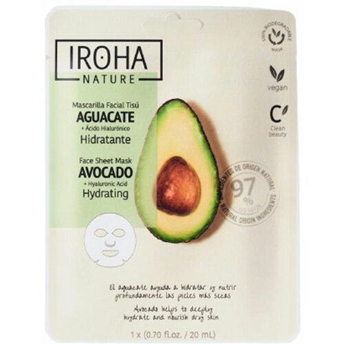 Iroha hidratantna sheet maska za lice avokado Cene
