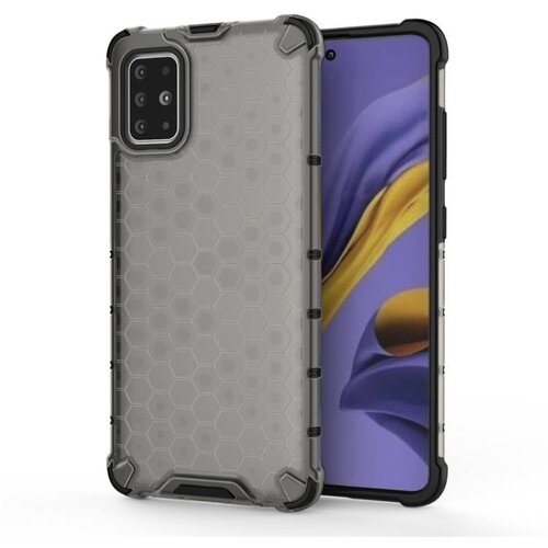  Anti-shock ovitek za Samsung A41 | Čebelje satovje | Črn Cene