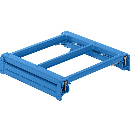 LISTA Izvlečni okvir, ŠxG 890 x 860 mm, obremenitev police 1000 kg, izvlek 100%, svetlo modra Cene
