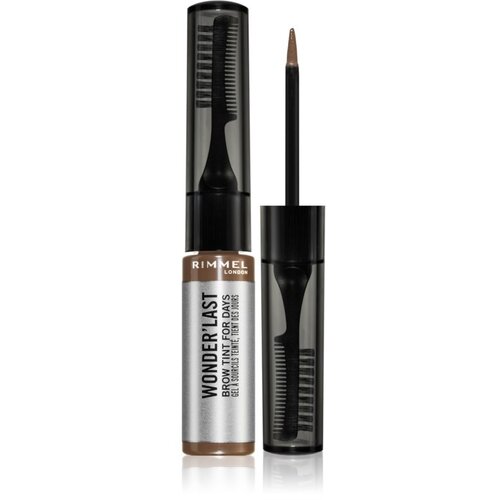 Rimmel London Wonder'Last semi-permanentna gelasta barva za obrvi odtenek 002 Soft Brown 4,5 ml Cene