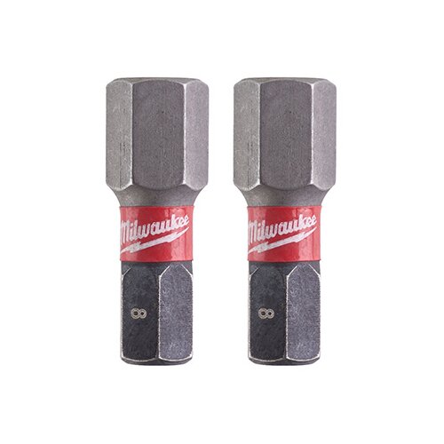 Milwaukee udarni bitsevi hex 8 x 25mm 1/4" 2 kom 4932430898 Cene