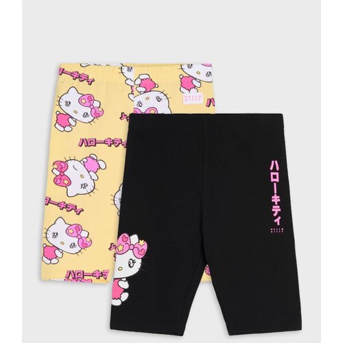Sinsay Pamučne biciklističke hlače s tiskom 2 pack Hello Kitty Slike
