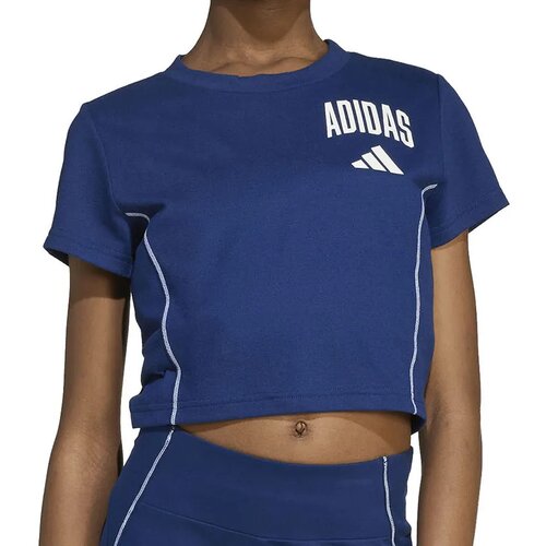 Adidas Majica za devojčice Jg Gl Col Tee, Tamnoplava Slike
