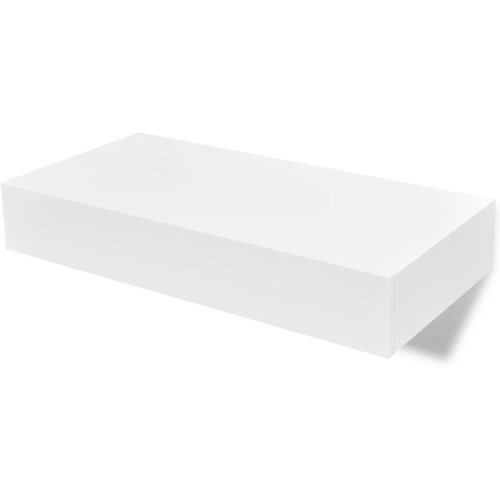Maison Chic 2 kosi Lebdeče Stenske Police - Viseče police s predali 48 cm bele, (21793894) Slike