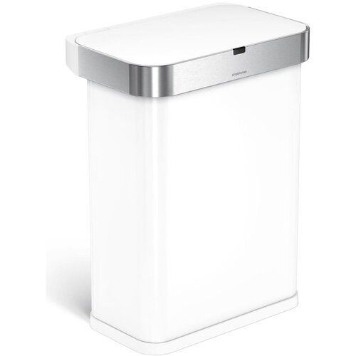 simplehuman Brezstični jeklen koš za smeti 58 l – Cene