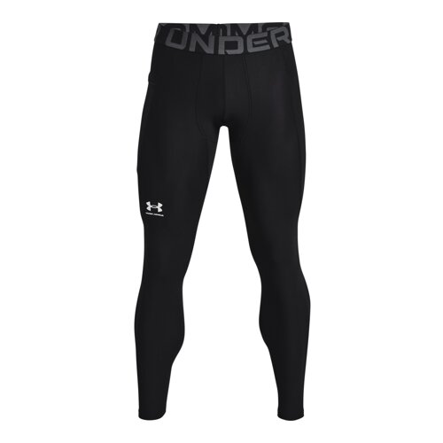 Under Armour UA HeatGear Leggings, Black/White - M, (20486676) Cene
