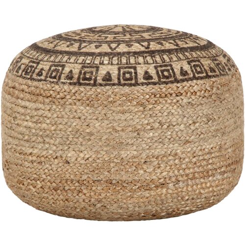  Ručno rađeni tabure smeđi 45 x 30 cm od jute Slike