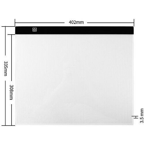 INF Tracing Light Pad, A3 Tracing LED Copy Board Light Box, (21273112) Slike