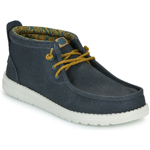 Hey Dude Wally Mid Waxed Canvas