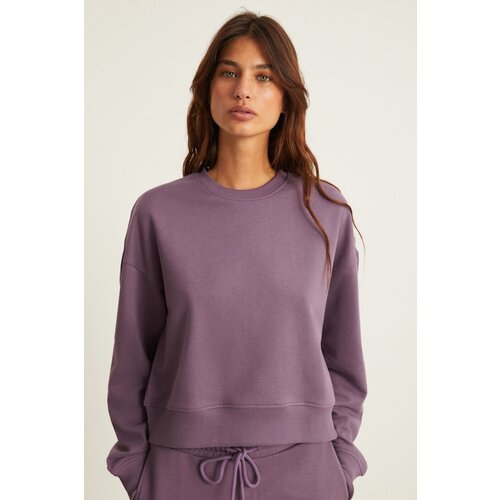 Grimelange VESNA Women's Regular Purple Sweatshirt Slike