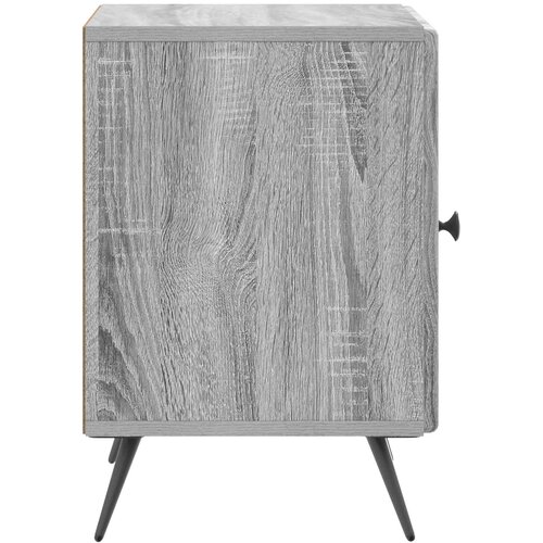  Noćni ormar 2 kom. Siva sonoma 43 x 34,5 x 50 cm Slike
