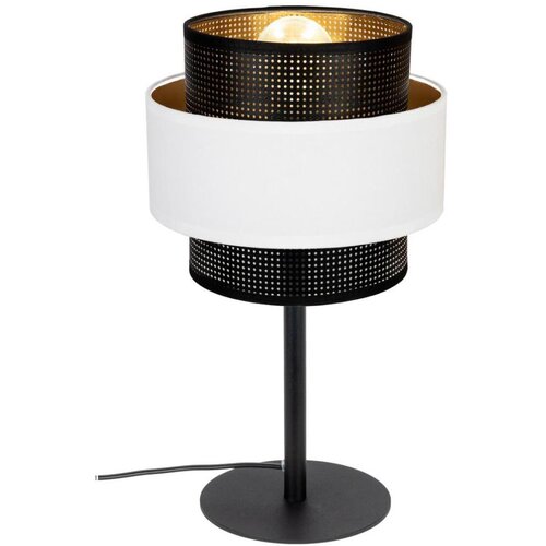  Stona lampa NESS 1xE27/60W/230V crna/bela Cene