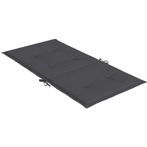 VidaXL Jastuci za stolice 6 kom pro&amp;scaron;arano antracit 100x50x7 cm tkanine Slike