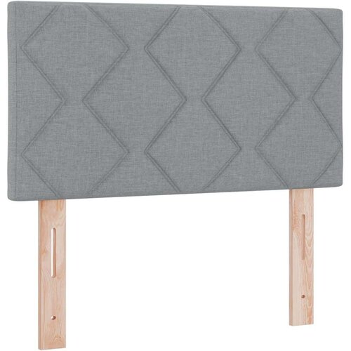  Krevet s opruga kutije Svjetlosiva 120 x 200 cm tkanina Slike