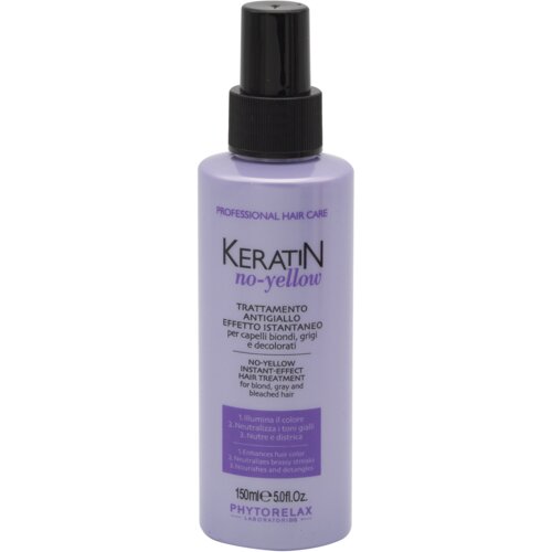 Phytorelax Laboratories Keratin No-Yellow Instant Effect Hair Treatment - 150 ml Cene