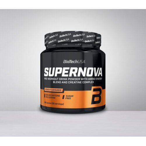 BioTech USA Pre-workout Supernova, Breskva, 282g Slike