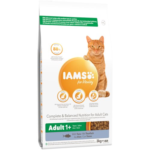 IAMS for Vitality Adult s tuno - Varčno pakiranje: 2 x 3 kg Cene