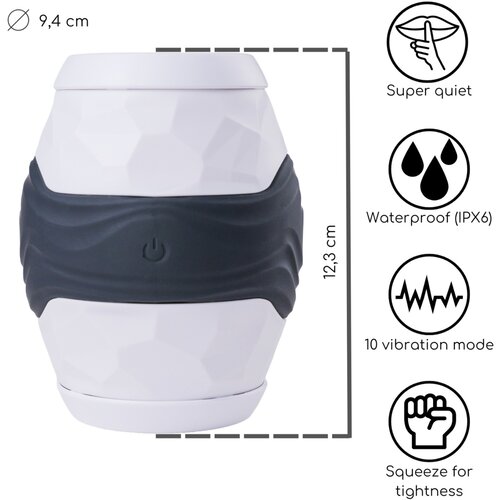 Desirel Grip Master - siva stezajuća masturbatora Slike