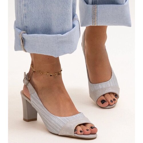 D/CEO Black sandals on a block heel Millo Slike