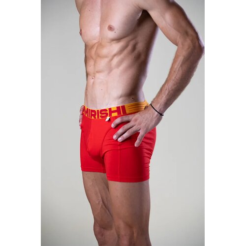 POMIRISHI BAMBOO UNDERWEAR Mu&amp;scaron;ke bokserice, Crvene Slike