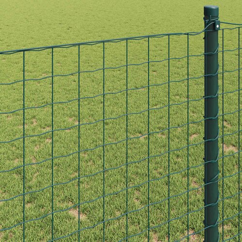Euro ograda Zelena 0,6 x 10 m Željezo prekriveno PVC-om Slike