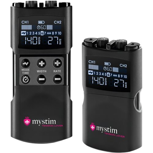 Mystim Tension Lover 2 - digitalni elektro set (črna) Slike