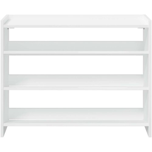  Stalak za cipele bijeli 80x25x62 cm od konstruiranog drva Slike