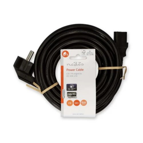 Nedis CEGL10015BK50 Kabl za napajanje racunara C13 5m Cene