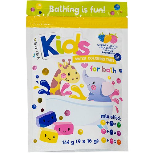 VELNEA KIDS tablete u boji za kupanje 9kom Cene