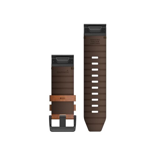 Garmin Zamjenski remen za fenix 6x - Chestnut Leather Slike