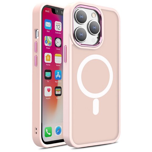 HURTEL Magnetni ovitek z MagSafe za iPhone 15 Pro Max, roza luknje za vrvico, (21521852) Cene