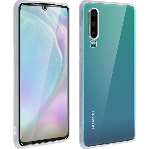 AVIZAR Popolna 360° zašcita: ohišje iz kaljenega stekla s filmom iz silikonskega gela - prozorno str. Huawei P30, (20599466) Cene