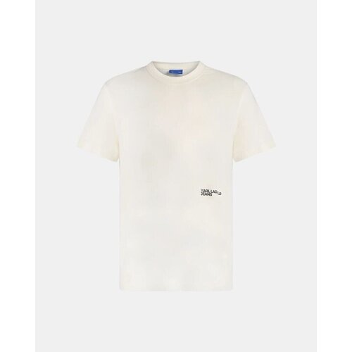 Karl Lagerfeld Majice s kratkimi rokavi B3M17005 Bela Cene