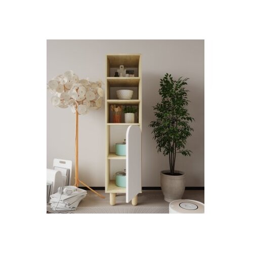 Hanah home vi&amp;scaron;enamenska samostojeća polica parma 1 sapphire hrast white Slike