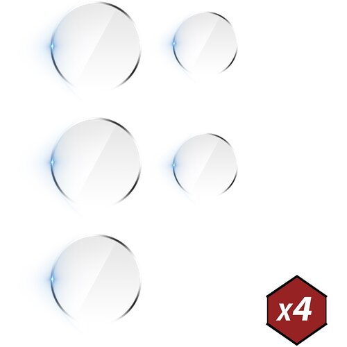 3mk Paket 4x filmov za kamero Samsung Galaxy S21 Ultra Flexible Glass 6H Unbreakable, - prozoren, (20629164) Cene