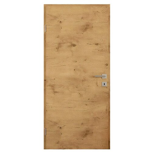 GETADOOR Lamineo Sobna vrata GLQ335 (750 x 2.000 mm, Smer odpiranja: Levo, Rjava, Cevasta iverka) Slike