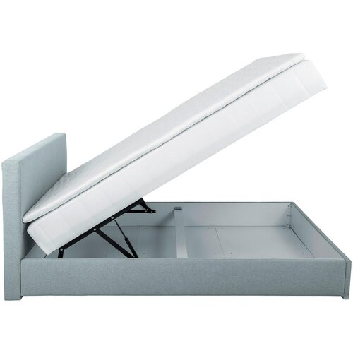 CARRYHOME POSTELJA Z VZMETNICO 140 cm x 200 cm , tekstil svetlo modra Slike