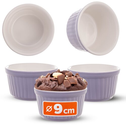 KADAX pekovski modelčki, modelčki za peko, ognjevarno posodo 9 cm, sklede 150 ml, 3 kosi, (5000354213) Cene