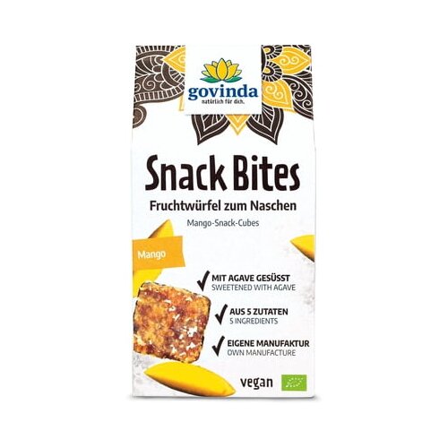 Govinda Organski Snack Bites - Mango Slike