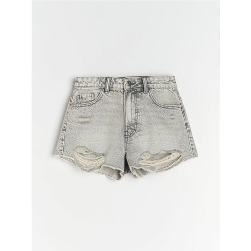 Sinsay High waist kratke hlače od trapera Slike