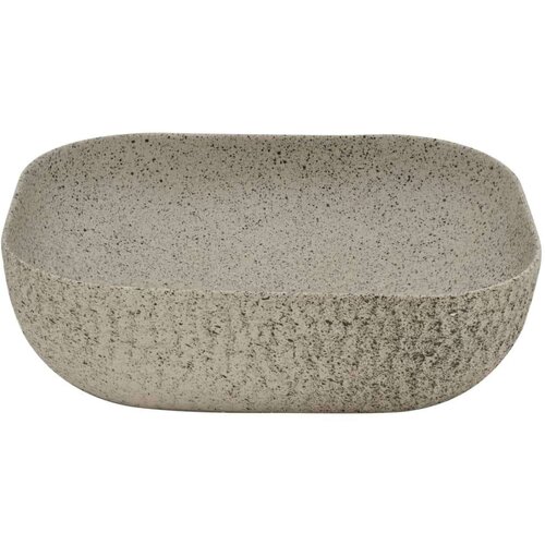  Nadpultni umivalnik siv pravokoten 48x37,5x13,5 cm ke Slike