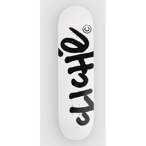 Cliché Handwritten 8.25" Skateboard deska white / black Cene