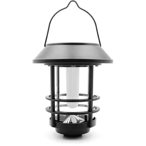 FOREVER LIGHT SUNARI FLS-40 solarna LED svetilka v obliki svetilke, 3000 K, črna Slike