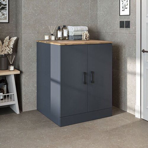 Hanah home 1016.56 ormarić za veš mašinu 70 × 90 × 69 cm, atlantski bor / antracit Cene
