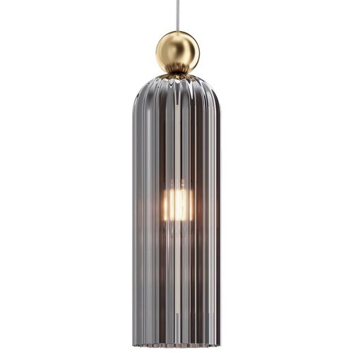 MAYTONI MOD302PL-01GR - Luster na sajli ANTIC 1xE14/40W/230V zlatna/siva Slike