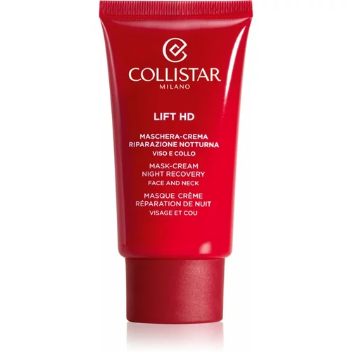 Collistar Lift HD Mask-Cream Night Recovery nočna regenerativna maska 75 ml za ženske